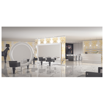 Πολυθρόνα Aida Vinyl inox base