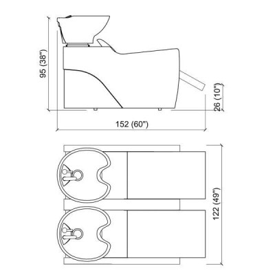 Λουτήρας Flatiron 2P