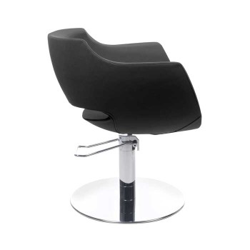Πολυθρόνα Clust black inox base