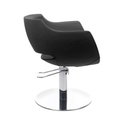 Πολυθρόνα Clust black inox base