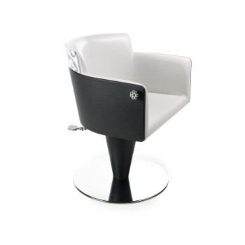 Πολυθρόνα Aida Vinyl inox base