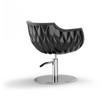 Πολυθρόνα Pearl Black inox base
