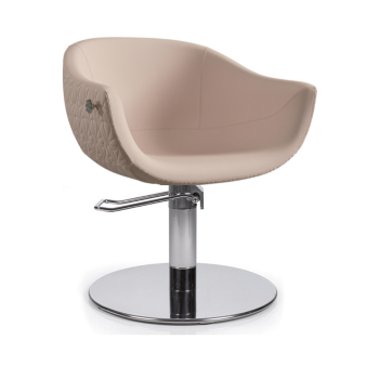 Πολυθρόνα Queen Mary pink inox