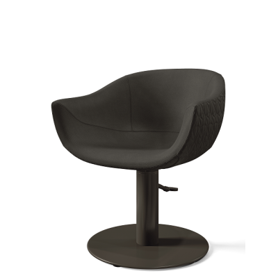 Πολυθρόνα Queen Mary black matt (Lotus Skai)