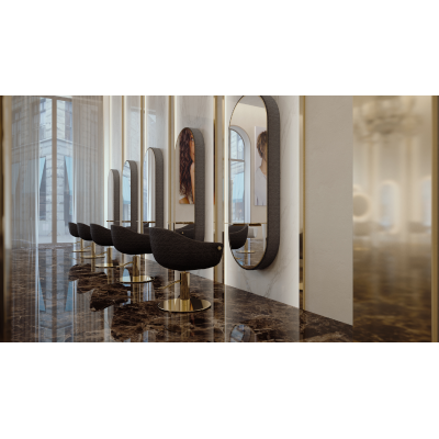 Πολυθρόνα Queen Mary black matt (Lotus Skai)