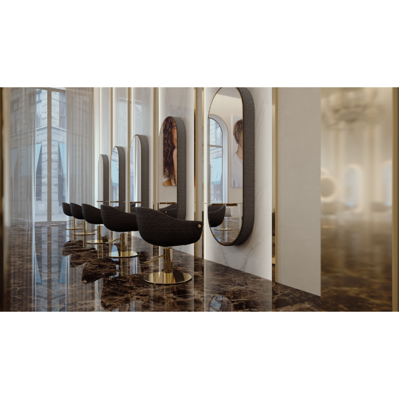 Πολυθρόνα Queen Mary black matt (Lotus Skai)