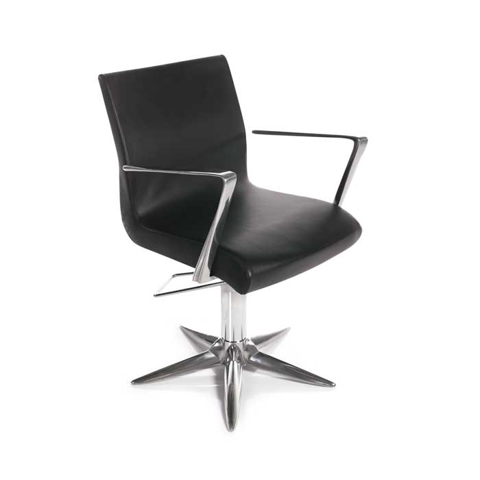 Πολυθρόνα κομμωτηρίου Aluotis eco black