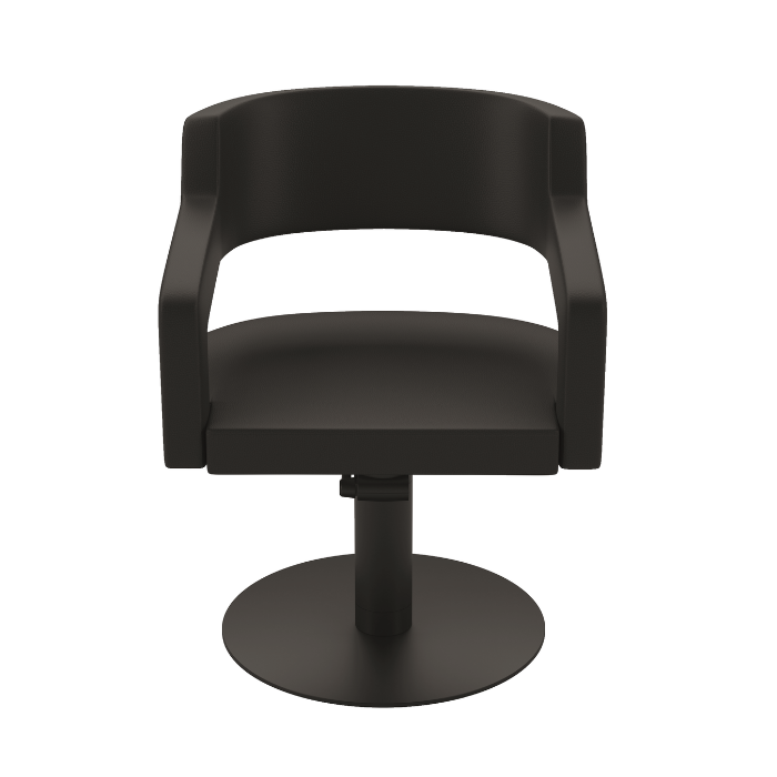 Πολυθρόνα κομμωτηρίου Creusa black special base